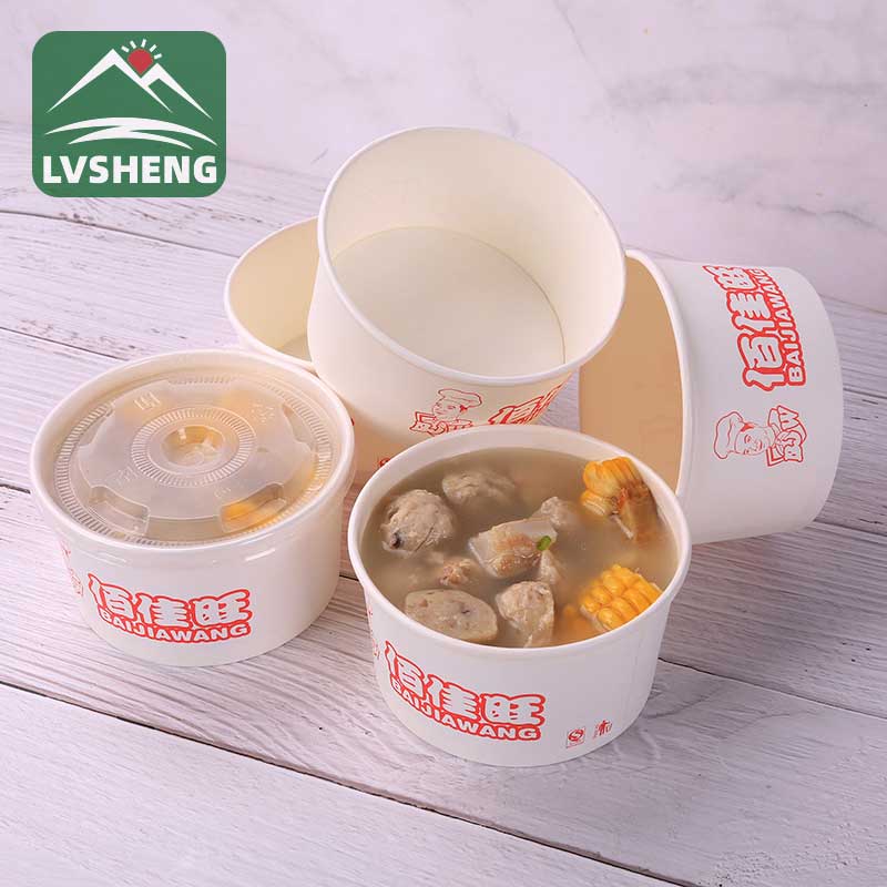 350ml Kraft Paper Soup Isitsha Sesaladi Esinesivalo