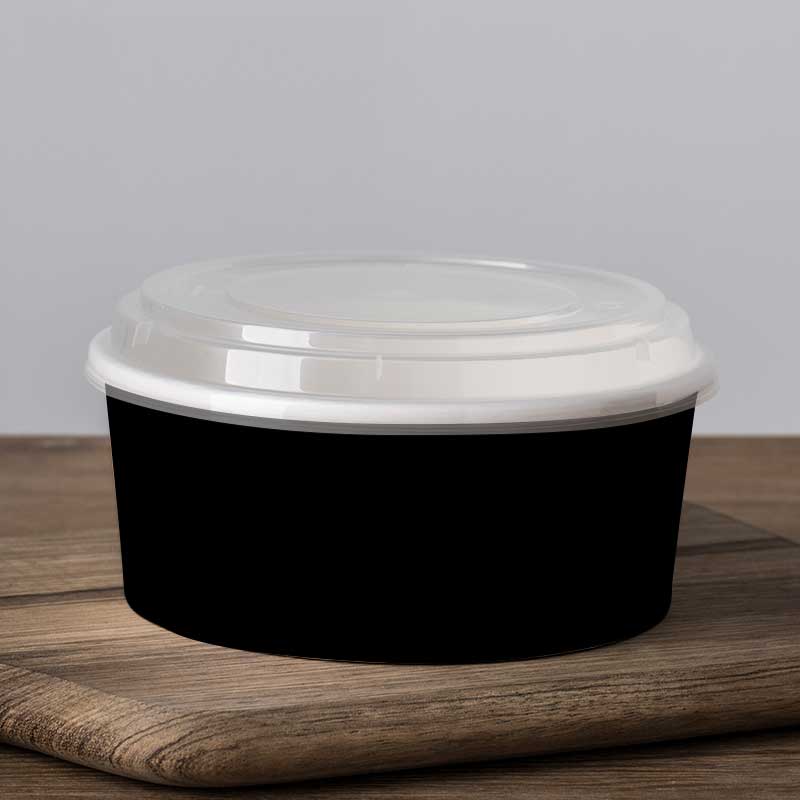 I-Black Logo Paper Bowl