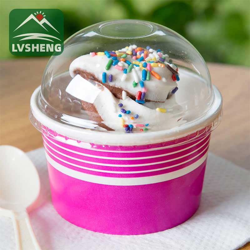 I-Ice Cream Cup ene-Dome Lids