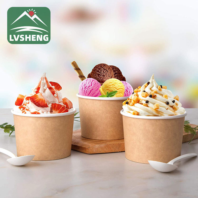 I-Ice Cream Paper Tubs
