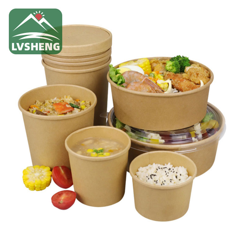 I-Kraft Paper Soup Bowls