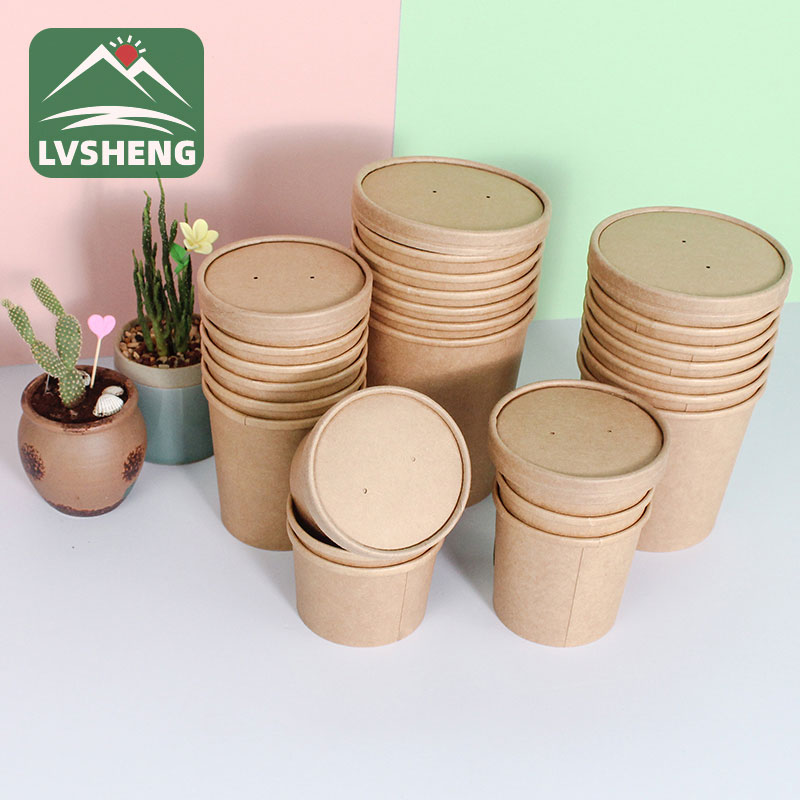 I-Kraft Paper Soup Cup